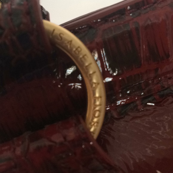 Isabella Fiore Red Leather Satchel ✨Hard to find!✨ - Picture 7 of 7